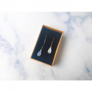 月亮石耳綫 - Moonstone earnings (ear strip) #10017